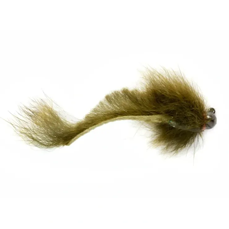 Croston's Micro Rabbit Sculpin Olive Barbless - Your Premium Fishing Gear Store Rods Lines Baits Accessories^ Clearance
