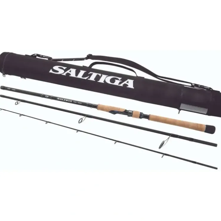Daiwa SATRIN703MFS Saltiga Inshore Travel Spinning Rod, 7'M, Sections - Your Premium Fishing Gear Store Rods Lines Baits Accessories^ Clearance