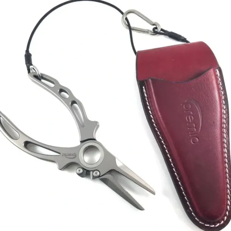 Danco Premio Titanium Pliers with Leather Sheath and Lanyard (5.5"-7.5") - Your Premium Fishing Gear Store Rods Lines Baits Accessories^ Fashion