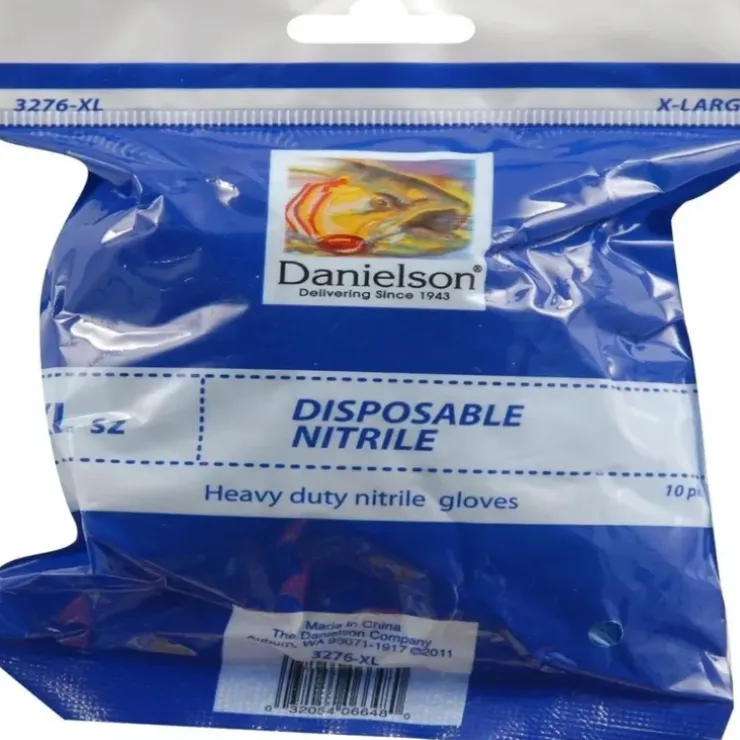 Danielson Nitrile Industrial Fishing Hunting Medical Surgical Gloves SIZE: LARGE - Your Premium Fishing Gear Store Rods Lines Baits Accessories^ Hot