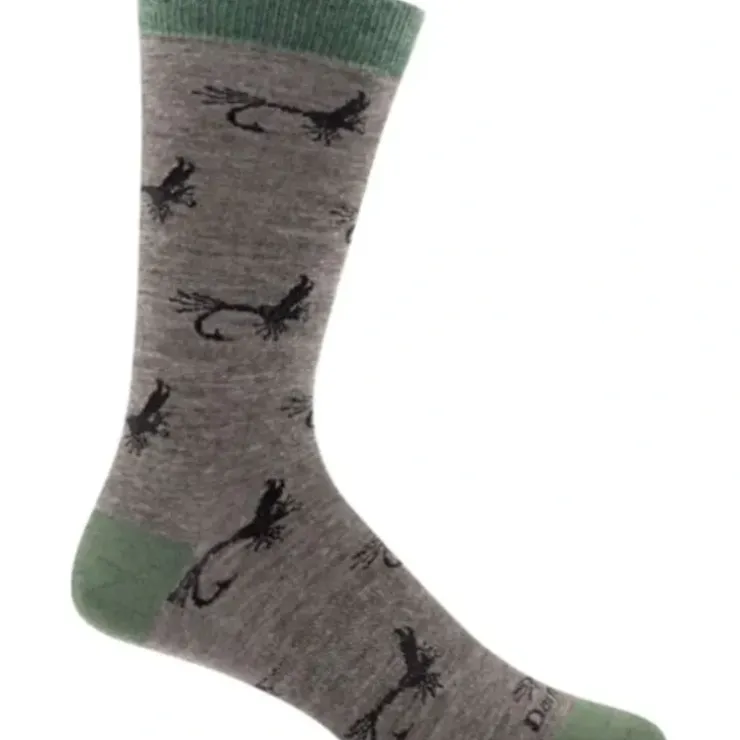 Darn Tough Mens McFly Crew Sock Light - Your Premium Fishing Gear Store Rods Lines Baits Accessories^ Shop