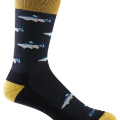 Darn Tough Men's Spey Fly Crew Lightweight with Cushion - Your Premium Fishing Gear Store Rods Lines Baits Accessories^ Shop