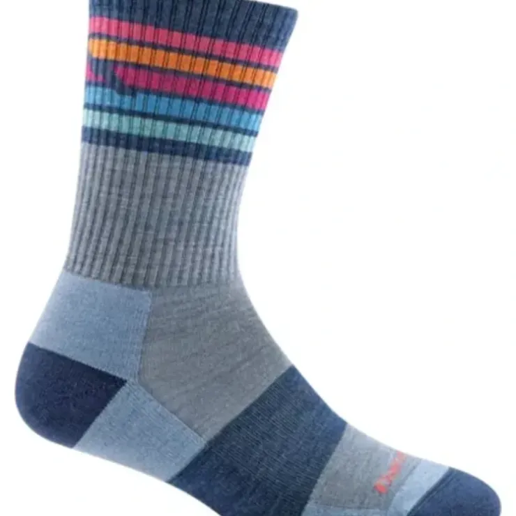Darn Tough Womens Kelso Womens Micro Crew Sock Light Cushion - Your Premium Fishing Gear Store Rods Lines Baits Accessories^ Clearance
