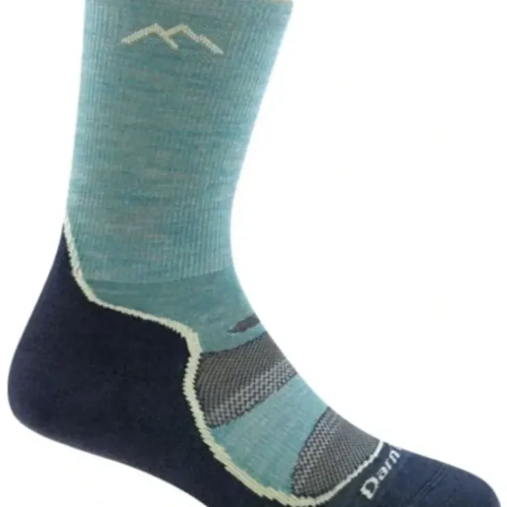 Darn Tough Womens Light Hiker Micro Crew Sock Light Cushion - Your Premium Fishing Gear Store Rods Lines Baits Accessories^ Flash Sale