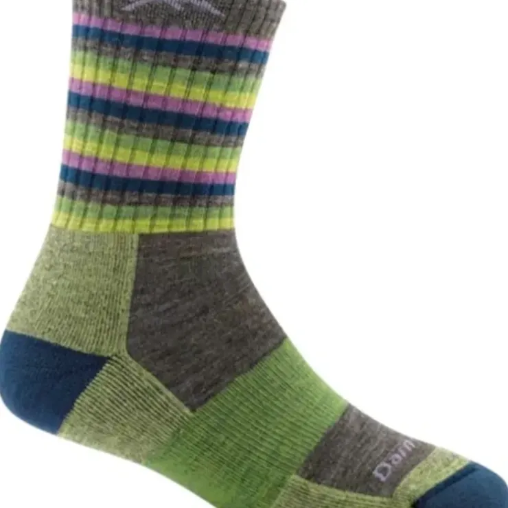 Darn Tough Womens Stripes Micro Crew Sock Cushion - Your Premium Fishing Gear Store Rods Lines Baits Accessories^ Fashion