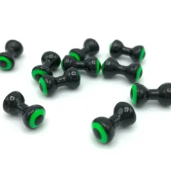 Double Pupil Lead Eyes - Black/Chartreuse - Your Premium Fishing Gear Store Rods Lines Baits Accessories^ Hot
