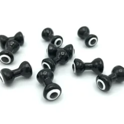 Double Pupil Lead Eyes - Black/White - Your Premium Fishing Gear Store Rods Lines Baits Accessories^ Clearance