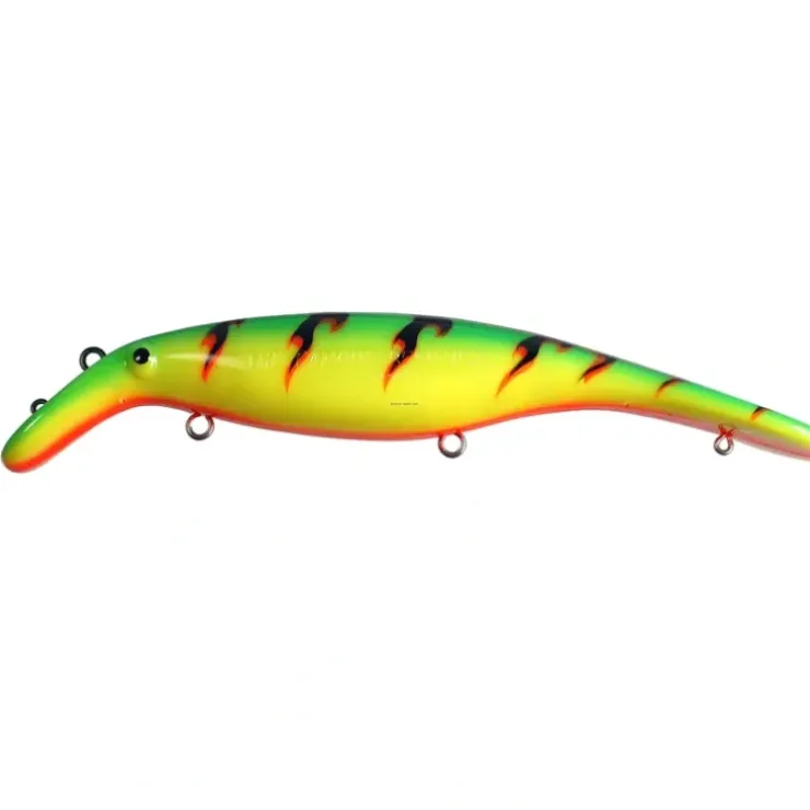 Drifter Jointed Believer Musky Trolling Plug, 8", 2 oz, Fire Tiger - Your Premium Fishing Gear Store Rods Lines Baits Accessories^ Online