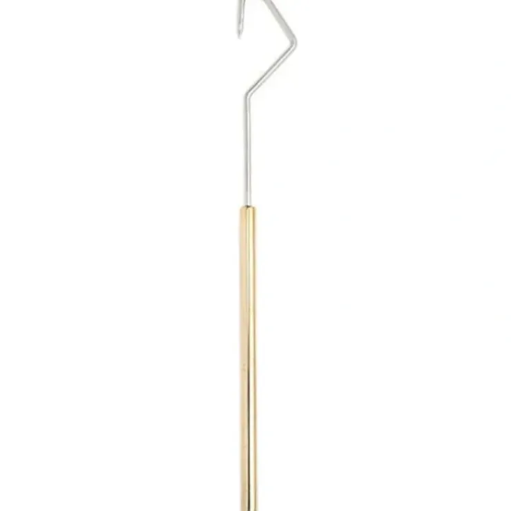 Dr. Slick Dubbing Hook, Gold, 5", w/Half Hitch Tool - Your Premium Fishing Gear Store Rods Lines Baits Accessories^ Store