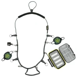 Dr. Slick Elastic Necklace w/Tippet Spool Caddy Retractors Floatant Holder Waterproof Fly Box - Your Premium Fishing Gear Store Rods Lines Baits Accessories^ Fashion