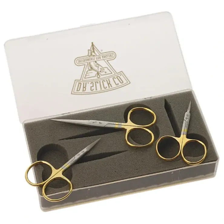 Dr. Slick MicroTip Scissors Gift Set in Large Fly Box - Your Premium Fishing Gear Store Rods Lines Baits Accessories^ Fashion