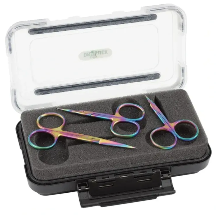Dr. Slick Prism Scissors Gift Set in Large Fly Box - Your Premium Fishing Gear Store Rods Lines Baits Accessories^ New