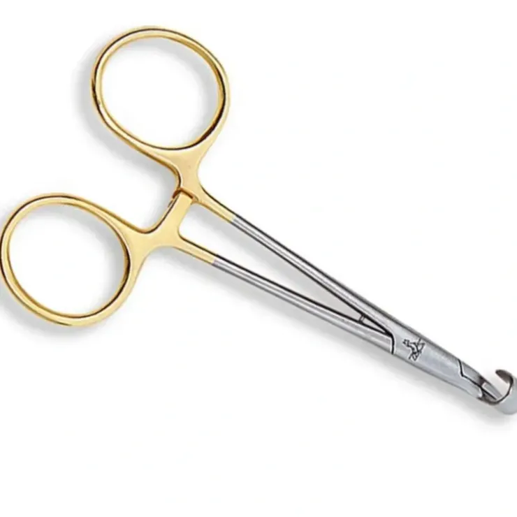 Dr. Slick Slick-Release Clamp 5in. Gold Loops Medium Release Tube Curved - Your Premium Fishing Gear Store Rods Lines Baits Accessories^ Shop