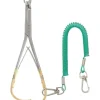 Dr. Slick SlickRelease Mitten Scissor Clamp 5" Gold Handles 5mm ID Release Tube Curved (1/2) - Your Premium Fishing Gear Store Rods Lines Baits Accessories^ Outlet