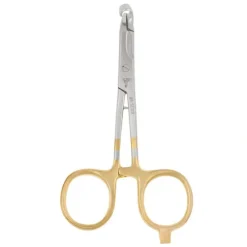 Dr. Slick SlickRelease Scissor Clamp 5" Gold Loops Curved - Your Premium Fishing Gear Store Rods Lines Baits Accessories^ Best Sale