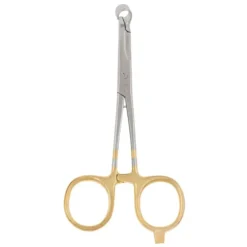 Dr. Slick SlickRelease Scissor Clamp 6" Gold Loops Curved - Your Premium Fishing Gear Store Rods Lines Baits Accessories^ Online