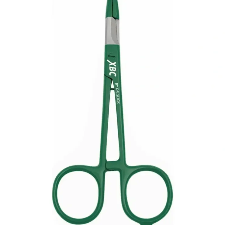 Dr. Slick XBC Scissor Clamp, 5", Green, Straight - Your Premium Fishing Gear Store Rods Lines Baits Accessories^ Fashion