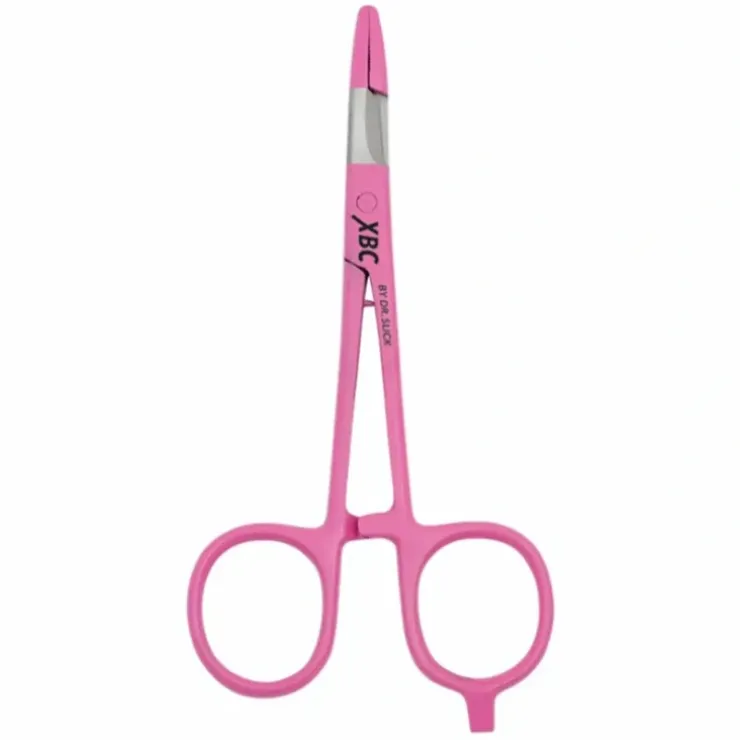 Dr. Slick XBC Scissor Clamp, 5", Pink, Straight - Your Premium Fishing Gear Store Rods Lines Baits Accessories^ Best Sale