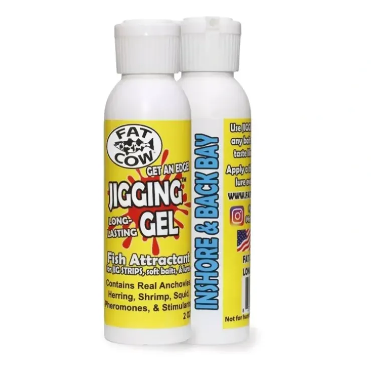 Fat Cow Jigging Gel Fish Attractant, 2oz, Inshore & Backbay - Your Premium Fishing Gear Store Rods Lines Baits Accessories^ Best