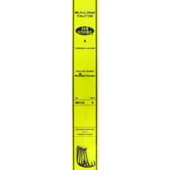 Fin Strike Blackfish (Tautog) Snelled Virginia Hook, Size 5, Blue, 6 per Pack - Your Premium Fishing Gear Store Rods Lines Baits Accessories^ Shop