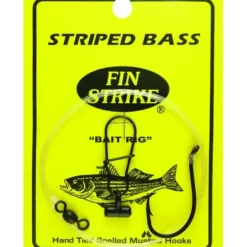 Fin Strike Striped Bass Rigs Beak Octopus, Blk, Bait Rig w/Swivel & Sinker Slide - Your Premium Fishing Gear Store Rods Lines Baits Accessories^ Sale