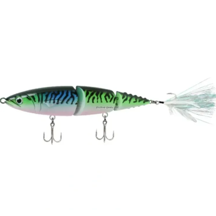FishLab Hard Mack Attack 3 pc. 9" swimbait, 2 treble Whacky Mackerel - Your Premium Fishing Gear Store Rods Lines Baits Accessories^ Discount