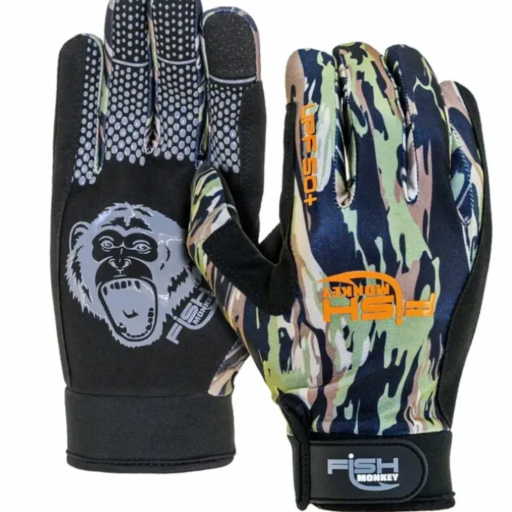 Fish Monkey Free Style Custom Fit Glove Marsh Medium - Your Premium Fishing Gear Store Rods Lines Baits Accessories^ Fashion
