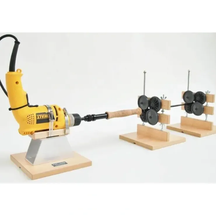 Flex Coat Cork Lathe Set Up - Your Premium Fishing Gear Store Rods Lines Baits Accessories^ Shop