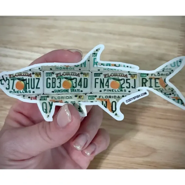 Florida Orange Tarpon Sticker - Your Premium Fishing Gear Store Rods Lines Baits Accessories^ Flash Sale