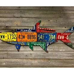 Florida Tarpon Antique License Plate Art - Your Premium Fishing Gear Store Rods Lines Baits Accessories^ Cheap