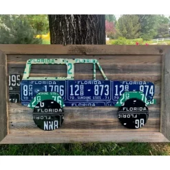 Florida Vintage Ford Bronco License Plate Art - Your Premium Fishing Gear Store Rods Lines Baits Accessories^ Discount