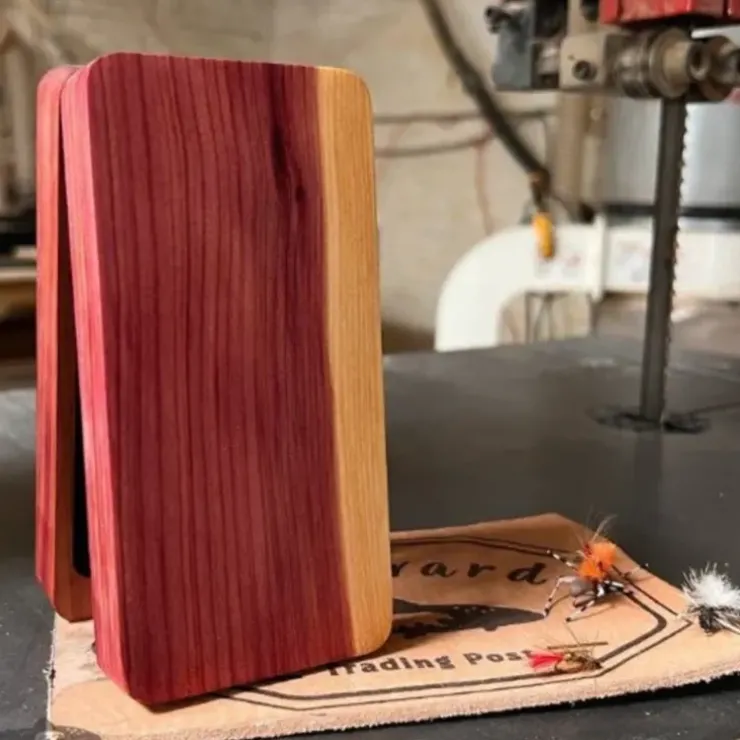 Fly Box Red Cedar Clam Shell - Your Premium Fishing Gear Store Rods Lines Baits Accessories^ Shop
