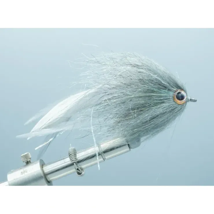 FlyMen Big Game Brush Fly Grey #6/0 - Your Premium Fishing Gear Store Rods Lines Baits Accessories^ Best Sale