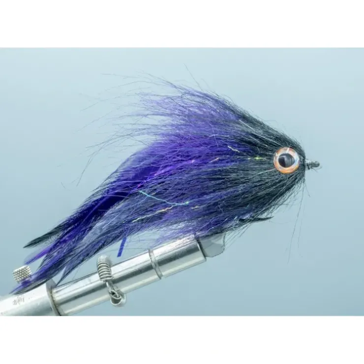 FlyMen Big Game Brush Fly Purple & Black #6/0 - Your Premium Fishing Gear Store Rods Lines Baits Accessories^ Online