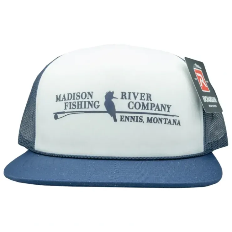 Foam Logo 113 Trucker White/Navy - Your Premium Fishing Gear Store Rods Lines Baits Accessories^ New