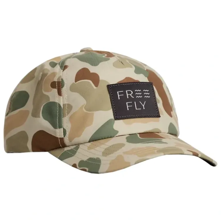 Free Fly Camo 5-Panel Hat Vintage Camo - Your Premium Fishing Gear Store Rods Lines Baits Accessories^ Outlet