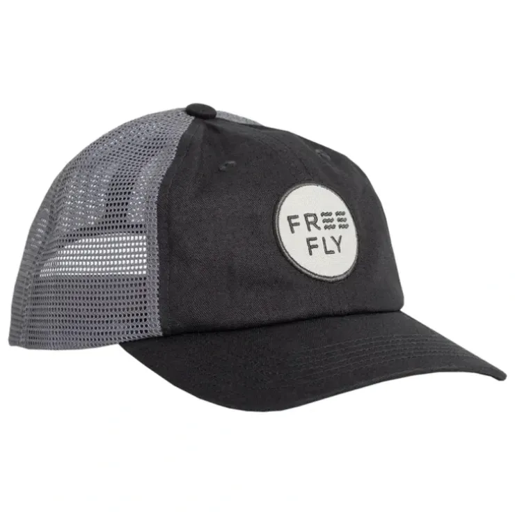 Free Fly Low Pro Badge Trucker Hat Washed Navy - Your Premium Fishing Gear Store Rods Lines Baits Accessories^ Best Sale