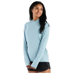 Free Fly Womens Bamboo Shade Hoodie II Ocean Mist - Your Premium Fishing Gear Store Rods Lines Baits Accessories^ Best