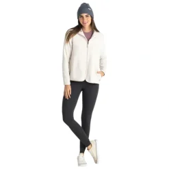 Free Fly Womens Gridback Fleece Jacket Stone - Your Premium Fishing Gear Store Rods Lines Baits Accessories^ Cheap