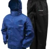 Frogg Toggs All Sport Rain Suit, Royal Blue Jacket/Black Pants, Size Small - Your Premium Fishing Gear Store Rods Lines Baits Accessories^ Hot