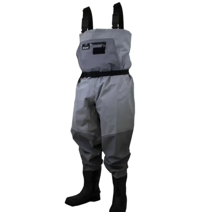 Frogg Toggs Men's Hellbender PRO Bootfoot Lug Sole Chest Wader, Gray - Your Premium Fishing Gear Store Rods Lines Baits Accessories^ Shop
