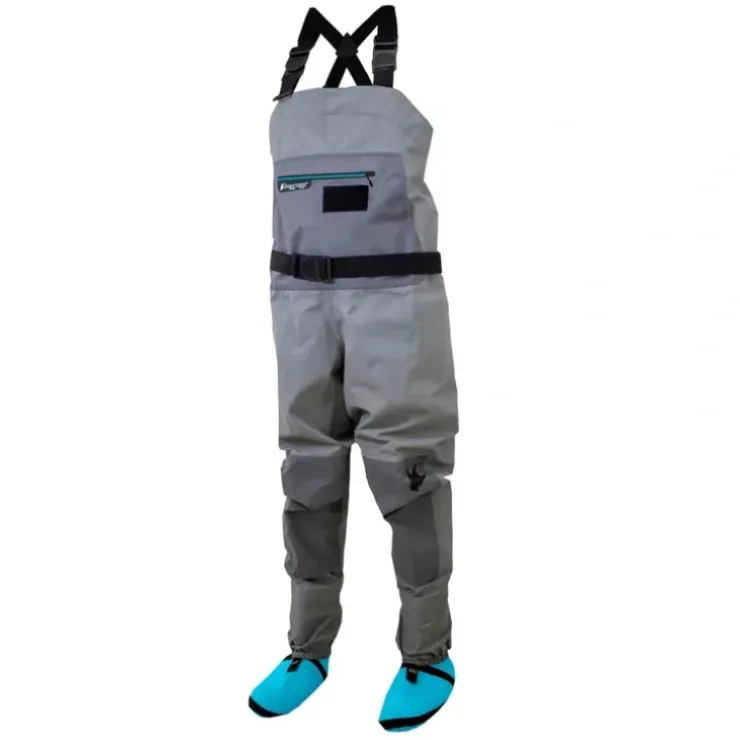 Frogg Toggs Women's Hellbender Stockingfoot Chest Wader, Gray, Size SM - Your Premium Fishing Gear Store Rods Lines Baits Accessories^ Cheap