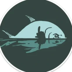 F.U. Permit Sticker - Your Premium Fishing Gear Store Rods Lines Baits Accessories^ Cheap