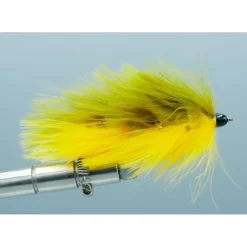 Galloup's Conehead Barely Legal Olive/Sunburst Yellow #1/0 - Your Premium Fishing Gear Store Rods Lines Baits Accessories^ Sale