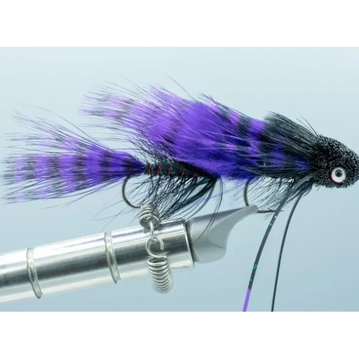 Galloup's Mini Dungeon Barred Black/Purple #6 - Your Premium Fishing Gear Store Rods Lines Baits Accessories^ Fashion