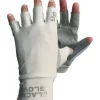 Glacier Ascencion Bay Fingerless Sun Gloves - Light Gray, Small - Your Premium Fishing Gear Store Rods Lines Baits Accessories^ Best