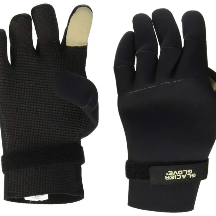 Glacier Bristol Bay Full-Finger Fleece Lined Gloves 823BK-XL - Your Premium Fishing Gear Store Rods Lines Baits Accessories^ New