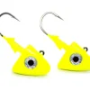 GOT-CHA WCSH6-CH Swim Bait Head w/ Mustad hook, 6oz., Chartreuse, 2 - Your Premium Fishing Gear Store Rods Lines Baits Accessories^ Clearance