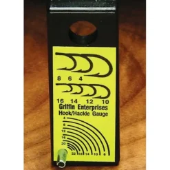 Griffin Hook Hackle Gauge - Your Premium Fishing Gear Store Rods Lines Baits Accessories^ Outlet