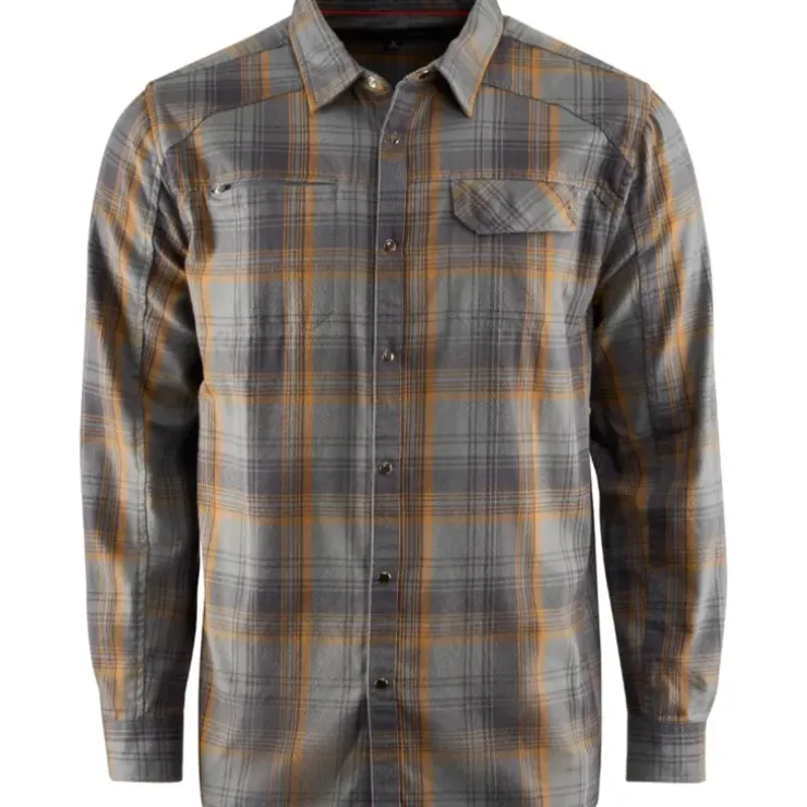 Grundens Men's Dispatch Flannel Shirt - Your Premium Fishing Gear Store Rods Lines Baits Accessories^ Shop